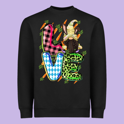 Love Easter Gnome Easter Day Heavyweight Sweatshirt Designed By Cowgirlartshop