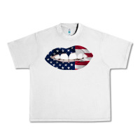 Lunar Rock Lips American Flag Urban Heavy Tee - Bettercallsaul