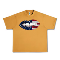 Peanut Butter Lips American Flag Urban Heavy Tee - Bettercallsaul