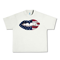 Pistachio Lips American Flag Urban Heavy Tee - Bettercallsaul