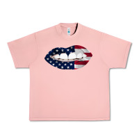 Salmon Lips American Flag Urban Heavy Tee - Bettercallsaul