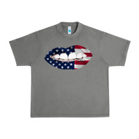 Tornado Lips American Flag Urban Heavy Tee - Bettercallsaul