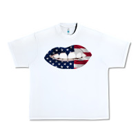 White Lips American Flag Urban Heavy Tee - Bettercallsaul