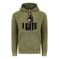Vintage Olive I Bite Vintage Hoodie - Bettercallsaul