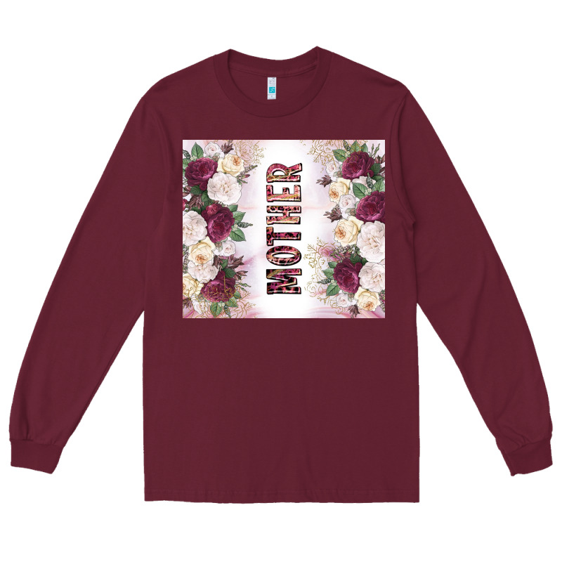 Mother's Day Flowers Tumbler Tbs Long Sleeve Tee by TumblerDesignByShophia | Teevron