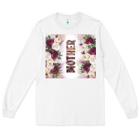 White mother's day flowers tumbler tbs Long Sleeve Tee - TumblerDesignByShophia