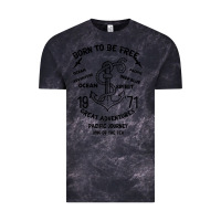 Cloud Black Born To Be Free Sea Vintage Tee - Bettercallsaul