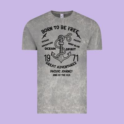 Born To Be Free Sea Vintage Tee Designed By Bettercallsaul