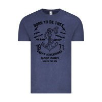 Vintage Denim Born To Be Free Sea Vintage Tee - Bettercallsaul