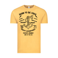 Vintage Mustard Born To Be Free Sea Vintage Tee - Bettercallsaul