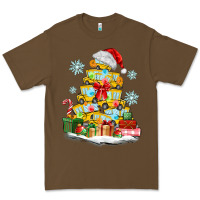 Cacao christmas tree with school bus Premium Tee - MaliasSmallBusiness