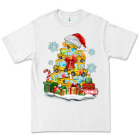 White christmas tree with school bus Premium Tee - MaliasSmallBusiness