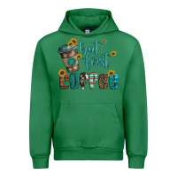 Emerald but first coffee Urban Hoodie - Artiststas