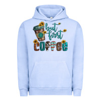 Pigment Grape Ice but first coffee Urban Hoodie - Artiststas