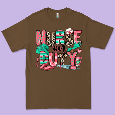 Nurse On Duty Premium Tee Designed By Ranaportraitstore
