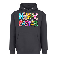 Smoke Hoppy Easter Heavyweight Hoodie - CowhideDigitalArt
