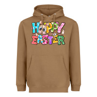 Toasted Coconut Hoppy Easter Heavyweight Hoodie - CowhideDigitalArt