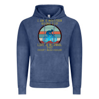 Vintage Denim I Am A Mountain Biking Dad Vintage Hoodie - Bettercallsaul
