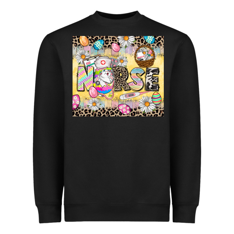 Easter Nurse Easter Day Heavyweight Sweatshirt by CowGirlArtShop | Teevron
