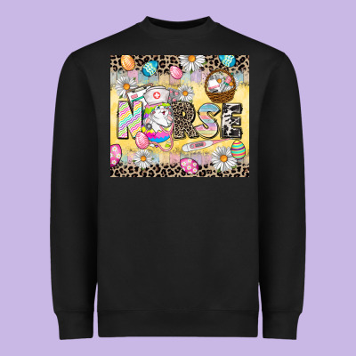 Easter Nurse Easter Day Heavyweight Sweatshirt Designed By Cowgirlartshop