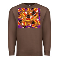Chestnut Candy Pattern Premium Sweatshirt - CowhideDigitalArt
