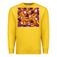 Lemon Candy Pattern Premium Sweatshirt - CowhideDigitalArt