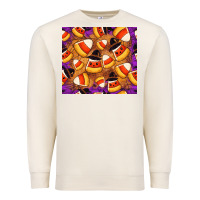 Sandshell Candy Pattern Premium Sweatshirt - CowhideDigitalArt