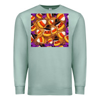 Seafoam Candy Pattern Premium Sweatshirt - CowhideDigitalArt