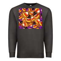 Smoke Candy Pattern Premium Sweatshirt - CowhideDigitalArt