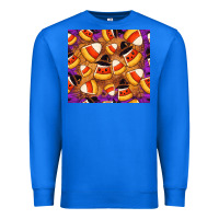 True Royal Candy Pattern Premium Sweatshirt - CowhideDigitalArt