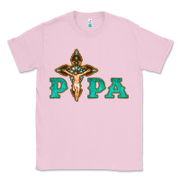 Bubblegum Pink Papa Jesus with Cross Classic Tee - Bettercallsaul