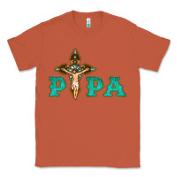 Copper Papa Jesus with Cross Classic Tee - Bettercallsaul