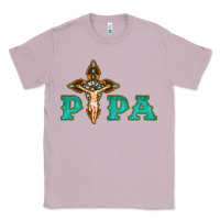 Lilac Papa Jesus with Cross Classic Tee - Bettercallsaul