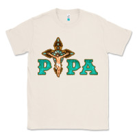 Natural Papa Jesus with Cross Classic Tee - Bettercallsaul