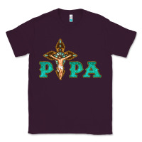 Plum Papa Jesus with Cross Classic Tee - Bettercallsaul