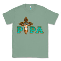 Sage Papa Jesus with Cross Classic Tee - Bettercallsaul