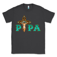 Smoke Papa Jesus with Cross Classic Tee - Bettercallsaul