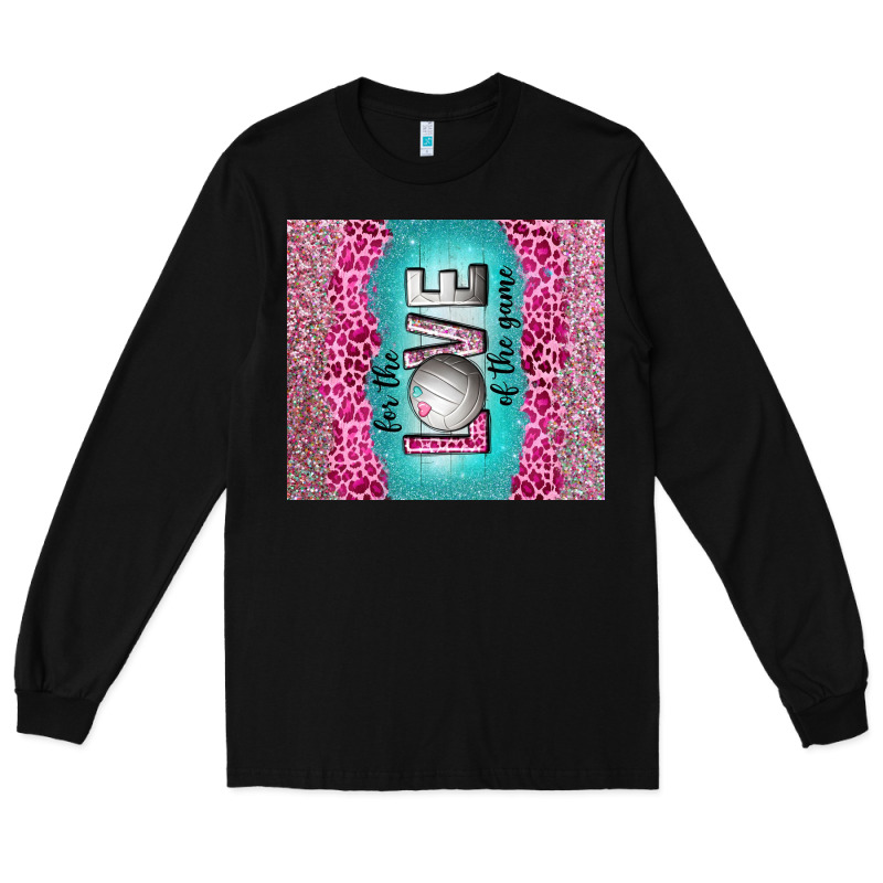 For The Love Of The Game With Volleyball Tumbler Tbs Long Sleeve Tee by TumblerDesignByShophia | Teevron