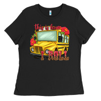 Black this is how i roll Ladies Tee - NancyCooperArtShop