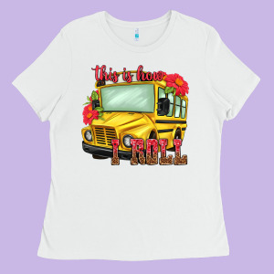 This Is How I Roll Ladies Tee Designed By Nancycooperartshop