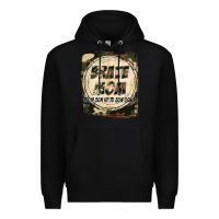 Black Brave mom from son up to son down Mother's Day Premium Hoodie - FaDigitalArtStudio