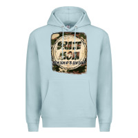 Blue Mist Brave mom from son up to son down Mother's Day Premium Hoodie - FaDigitalArtStudio