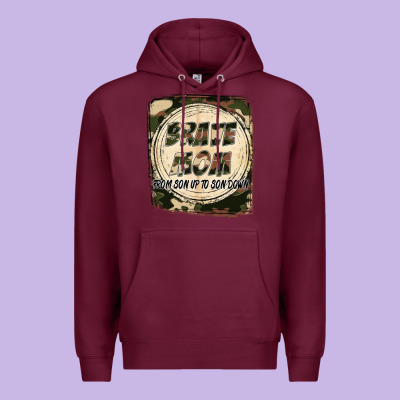 Brave Mom From Son Up To Son Down Mother's Day Premium Hoodie Designed By Fadigitalartstudio