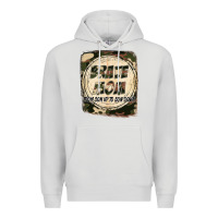 Dove Grey Brave mom from son up to son down Mother's Day Premium Hoodie - FaDigitalArtStudio