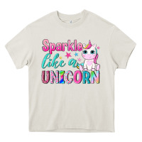 Cream sparkle like a unicorn Heavy Core Tee - NancyCooperArtShop