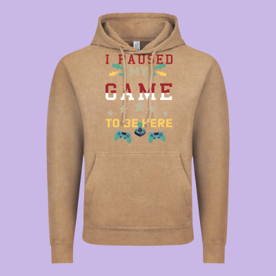 I Paused My Game To Be Here Vintage Hoodie Designed By Bettercallsaul