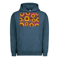 Pigment Midnight Navy cinco de mayo sunflower background Urban Hoodie - Artiststas