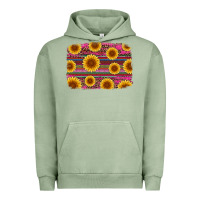 Pigment Oil Green cinco de mayo sunflower background Urban Hoodie - Artiststas