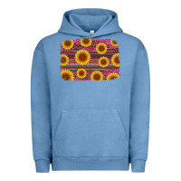 Pigment Pebble Blue cinco de mayo sunflower background Urban Hoodie - Artiststas