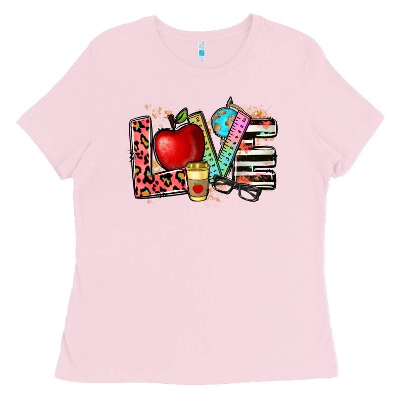 Love Teacher Ladies Tee by NancyCooperArtShop | Teevron